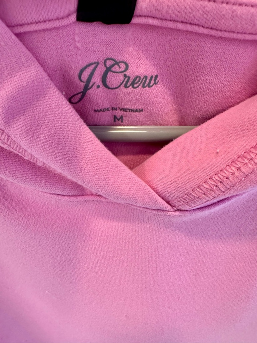 J. Crew Pink Pullover Hoodie - Picture 2 of 5